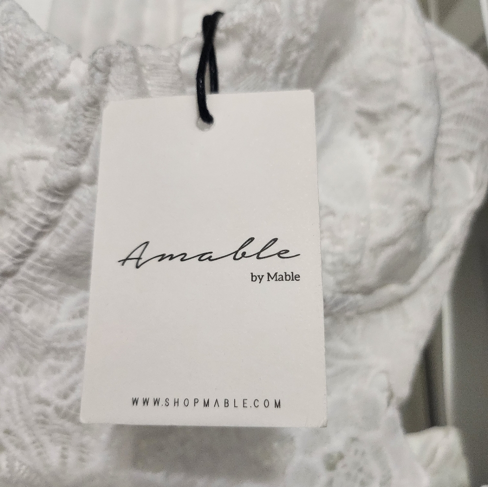 Amable By Mable White Lace Midi - Picture 5 of 16